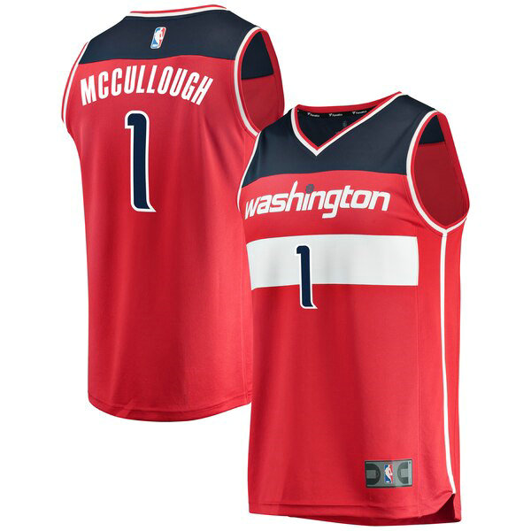 Maillot Washington Wizards Homme Chris McCullough 1 Icon Edition Rouge